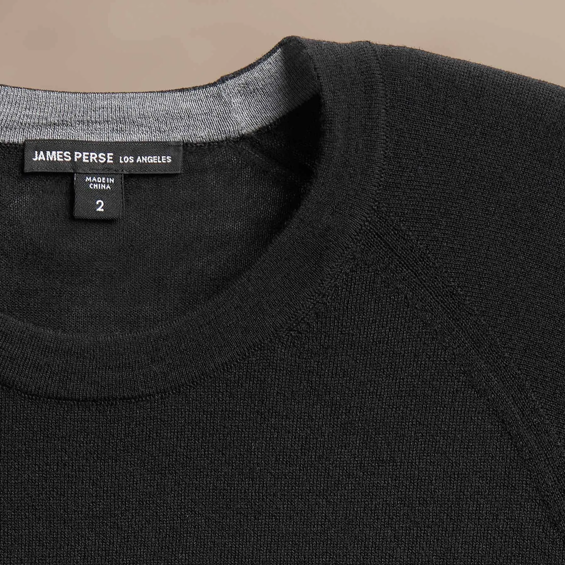 Ultrafine Cashmere Crew - Black