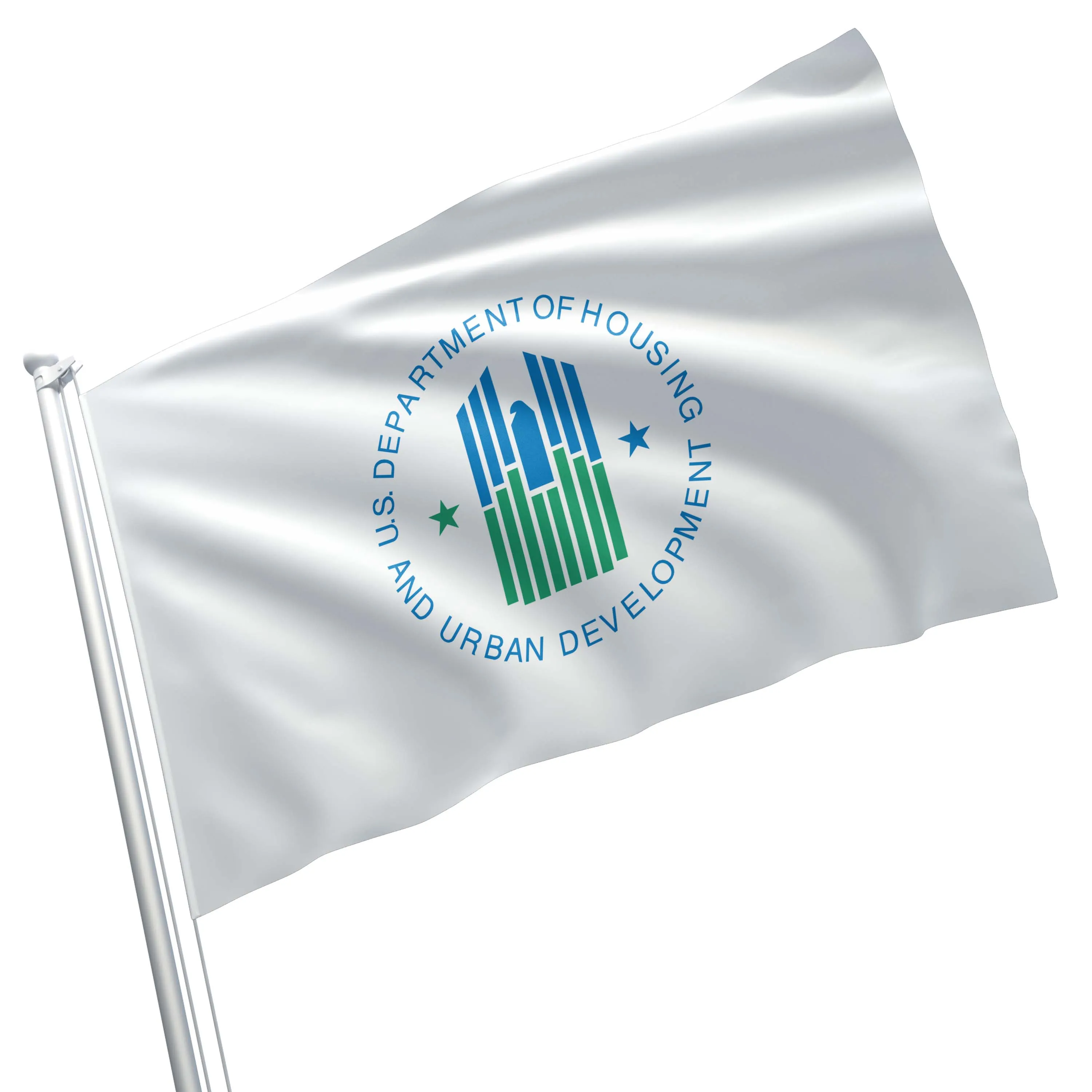 US Department of Housing and Urban Development HUD USA Flag Banner