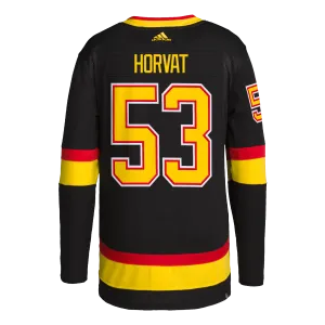 Vancouver Canucks Skate Adidas PrimeGreen Senior Jersey - Bo Horvat