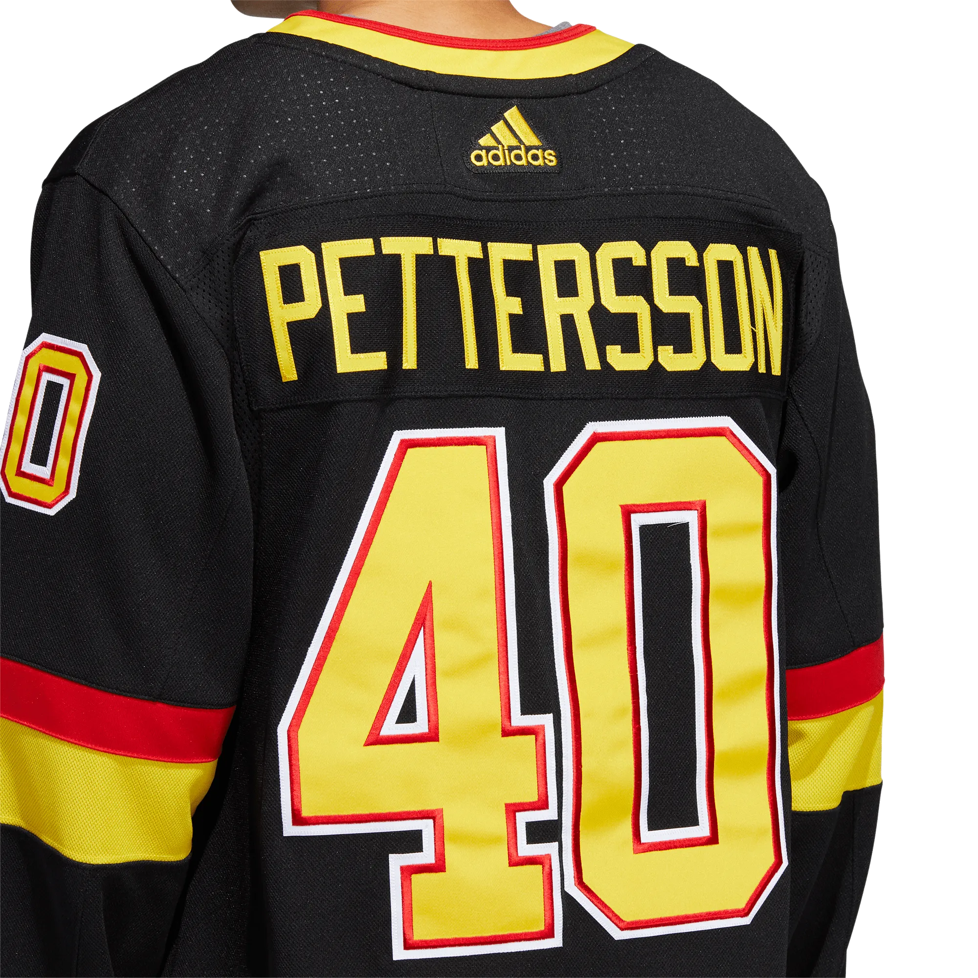 Vancouver Canucks Skate Adidas PrimeGreen Senior Jersey - Elias Pettersson