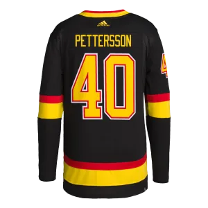Vancouver Canucks Skate Adidas PrimeGreen Senior Jersey - Elias Pettersson