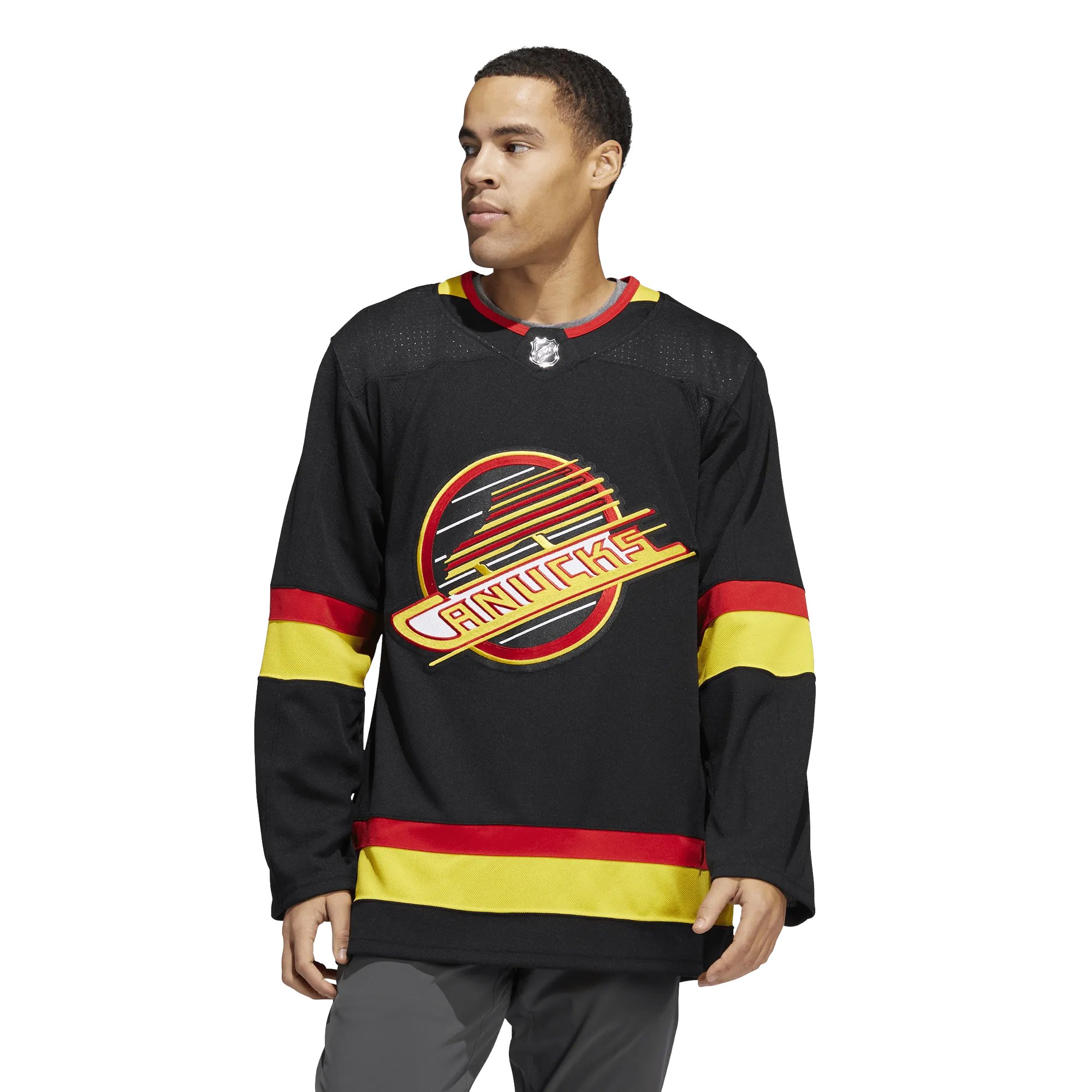 Vancouver Canucks Skate Adidas PrimeGreen Senior Jersey
