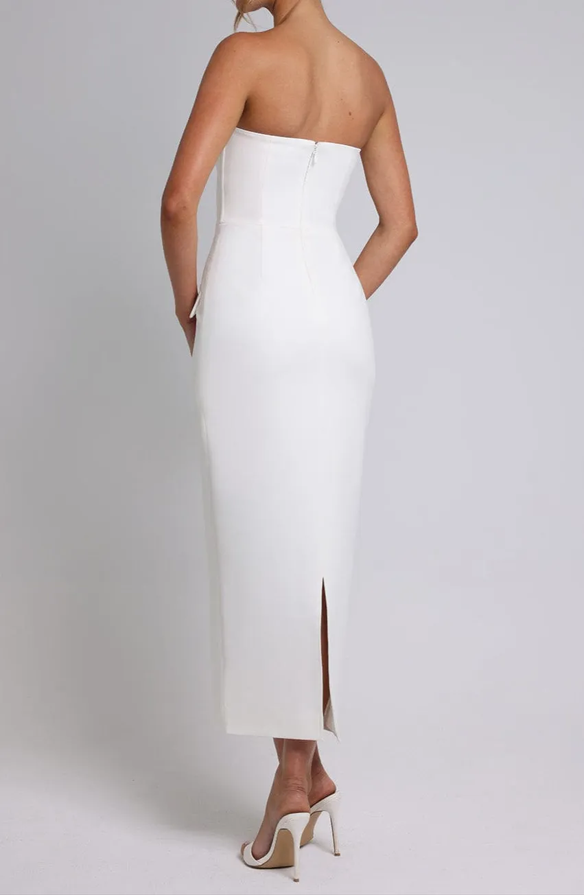 Vanessa midi dress ivory