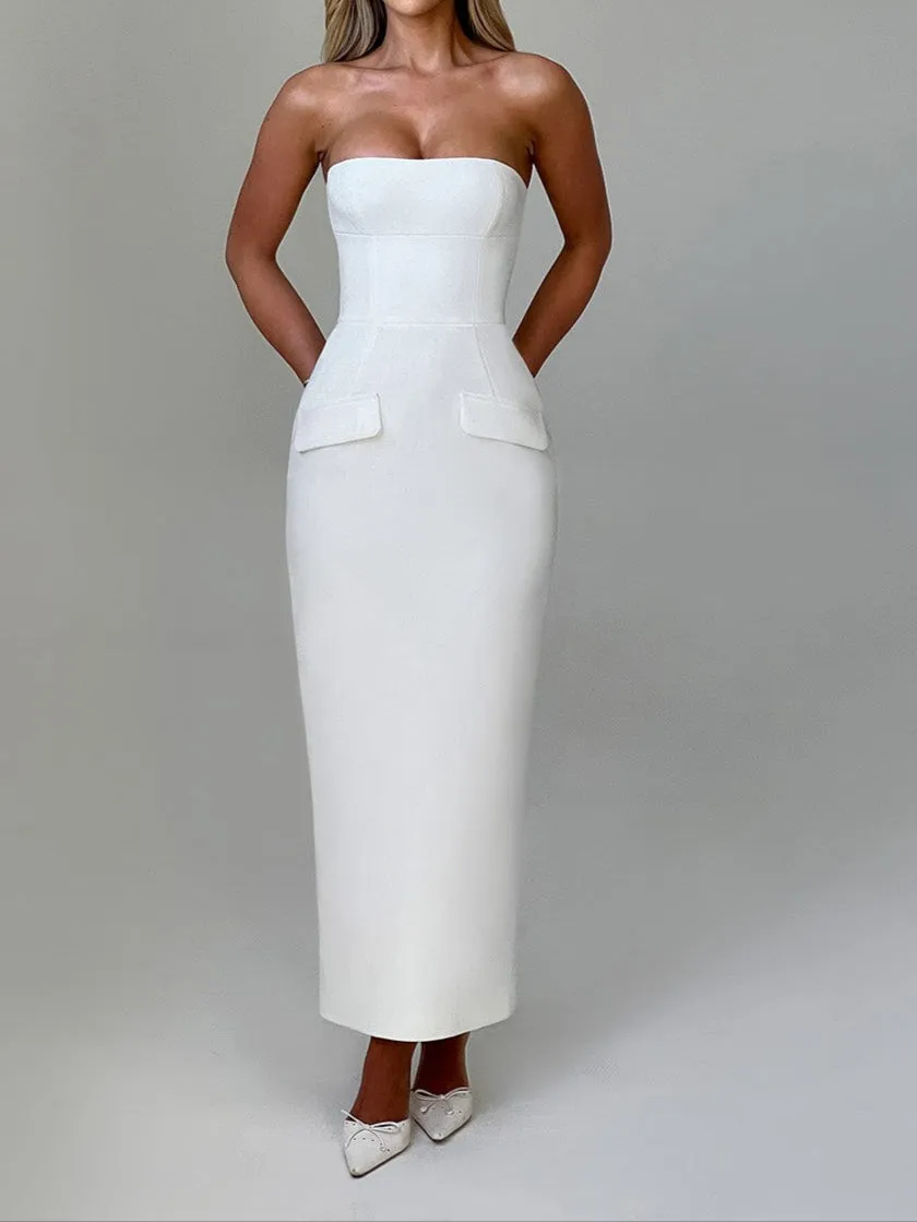 Vanessa midi dress ivory