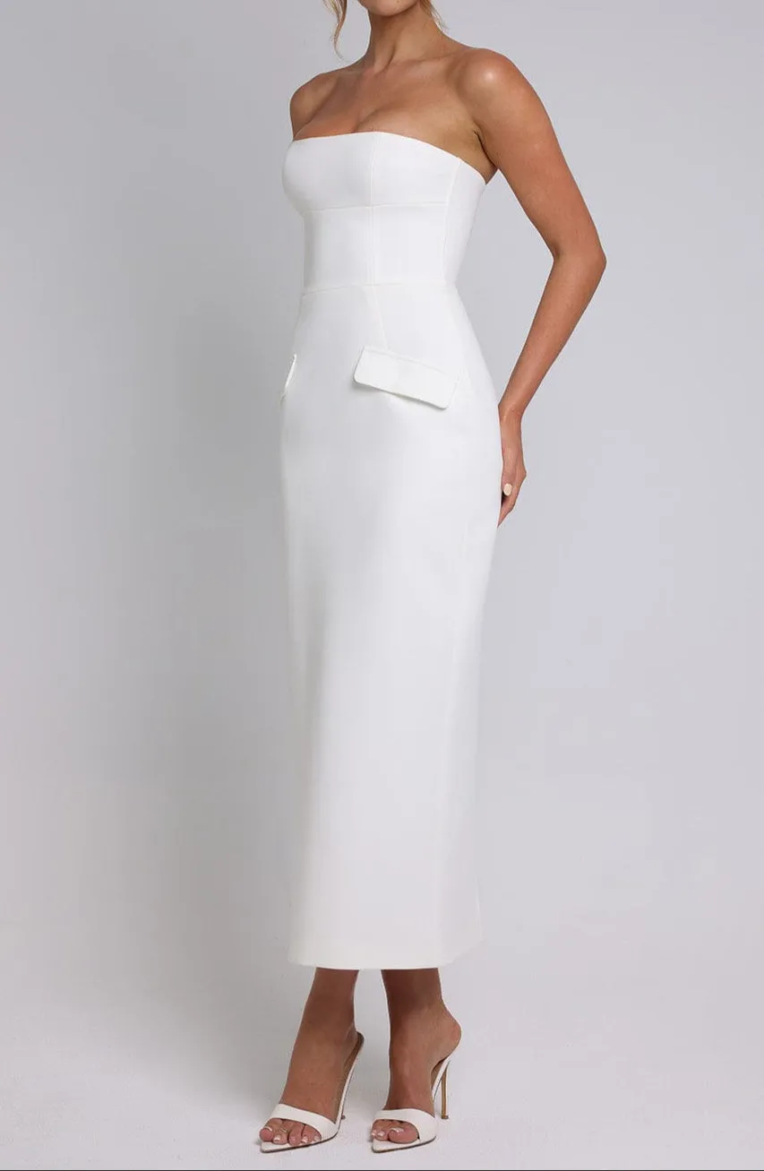 Vanessa midi dress ivory