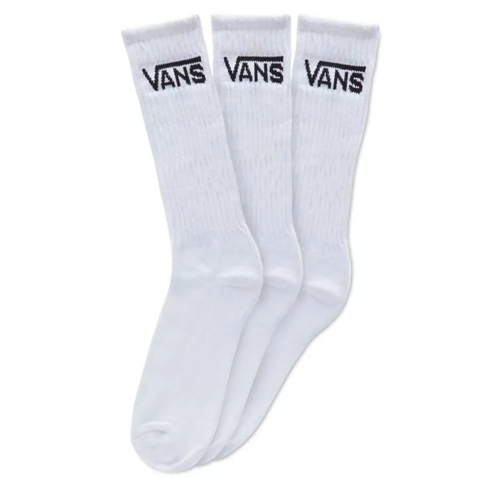 Vans Classic Crew Socks (3 Pack)  UK Size 8.5-12