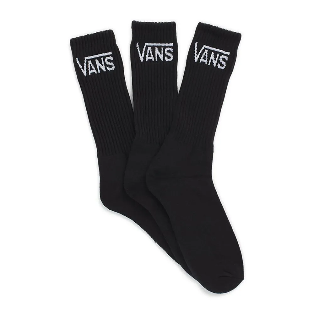 Vans Classic Crew Socks (3 Pack)  UK Size 8.5-12