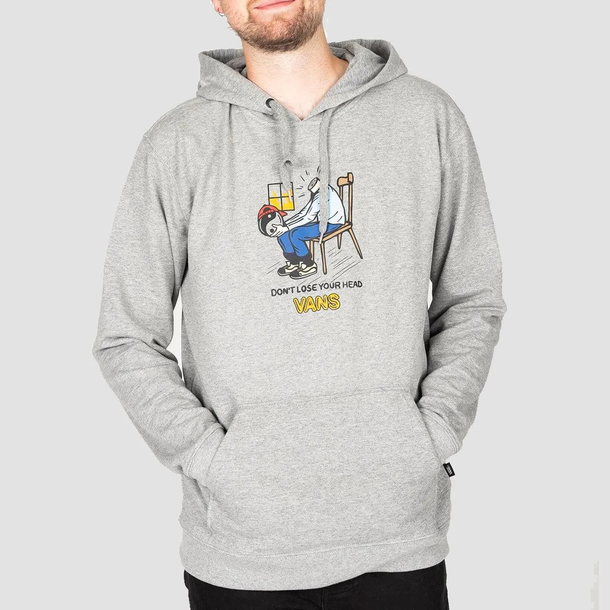 Vans Skate Graphic Pullover Hoodie Cement Heather