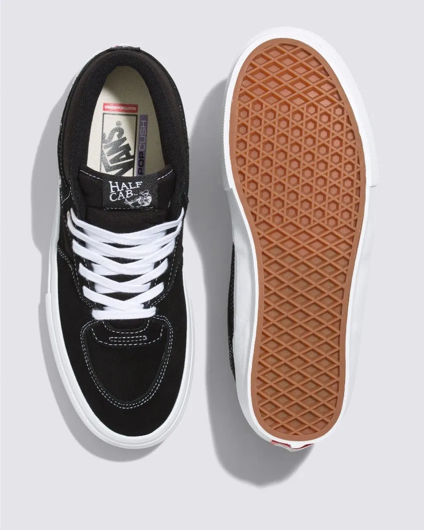 Vans Skate Half Cab Shoe Mens - Black/White