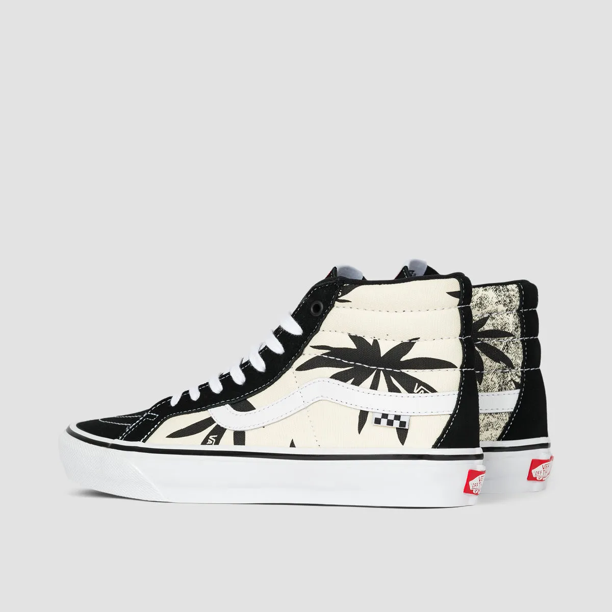 Vans Skate Sk8-Hi Reissue Shoes - Grosso '88 Black/Palms