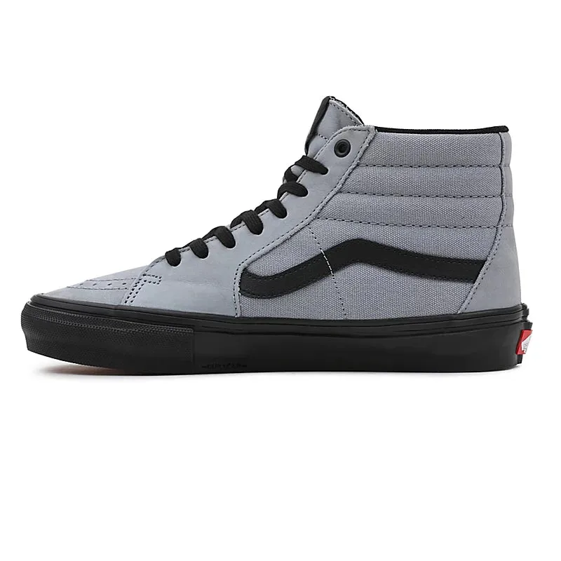 Vans Skate Sk8 Hi Skate Shoes - Nubuck Washed Blue/Black