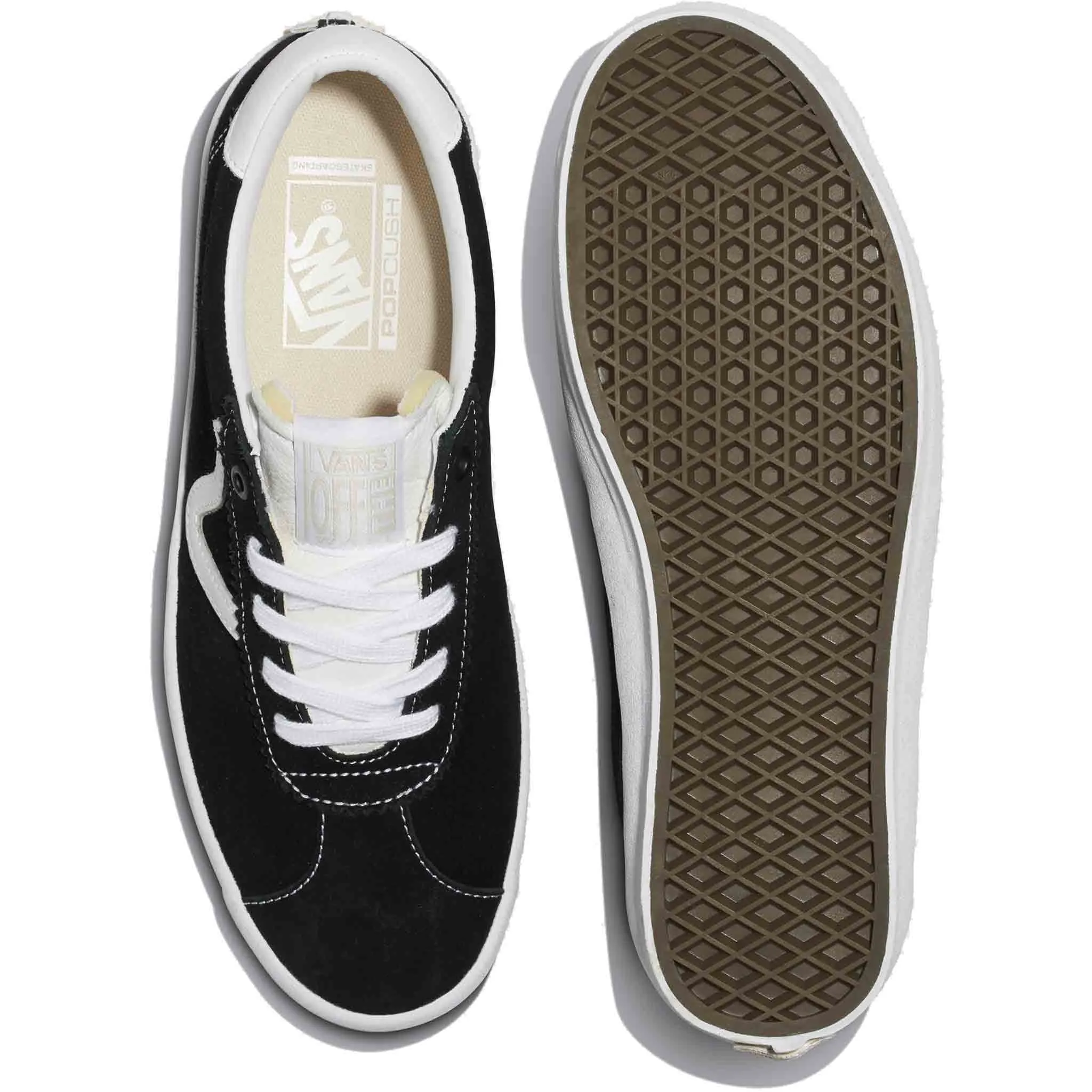 Vans Skate Sport Black Black White