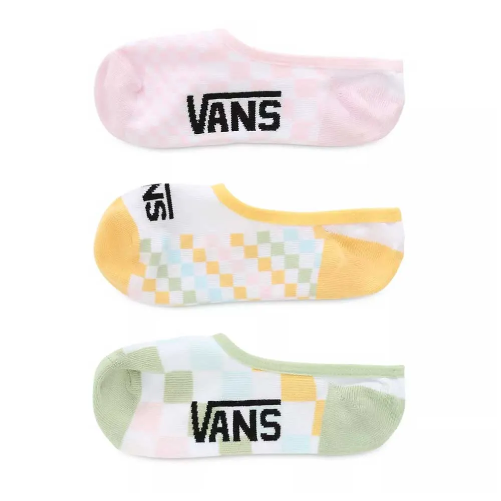Vans Womens Classic Check Canoodle Socks 3 Pack (UK Size 4-7.5)