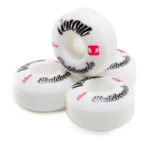 Venom Logo White Skateboard Wheels 50-53mm
