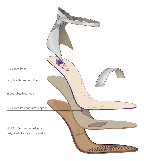 Venus Vegan Nappa Leather Stiletto Sandals | White Tuxedo