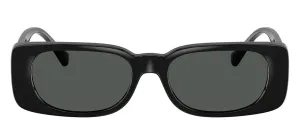 Versace KIDS VK 4003U GB1/87 Rectangle Plastic Black Sunglasses with Grey Lens