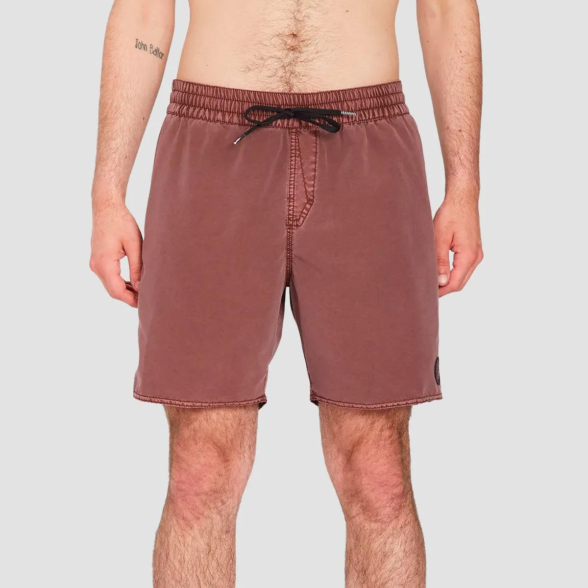 Volcom Center 17" Boardshorts Bordeaux Brown