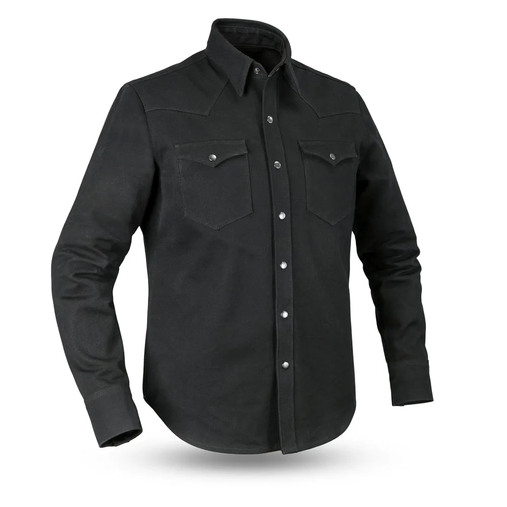 Voyager Men's Motorcycle Canvas Shirt