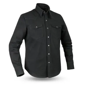 Voyager Men's Motorcycle Canvas Shirt