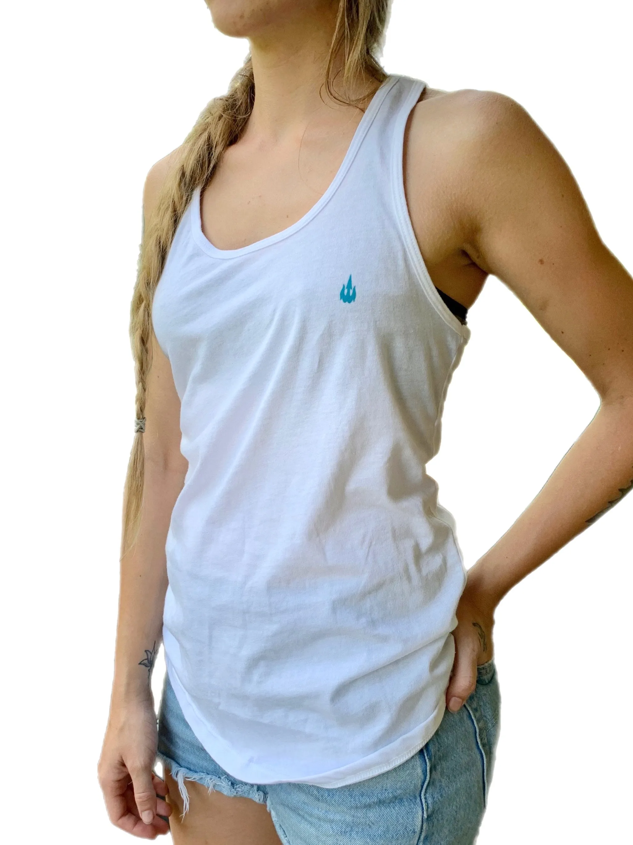 WBZ Girls Tiny Trident Racerback Tank