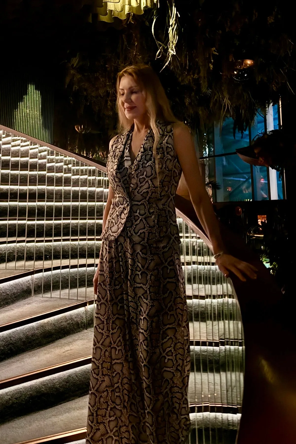 Wild Muse Python Jumpsuit