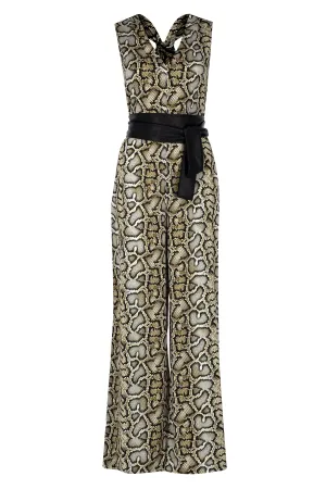 Wild Muse Python Jumpsuit