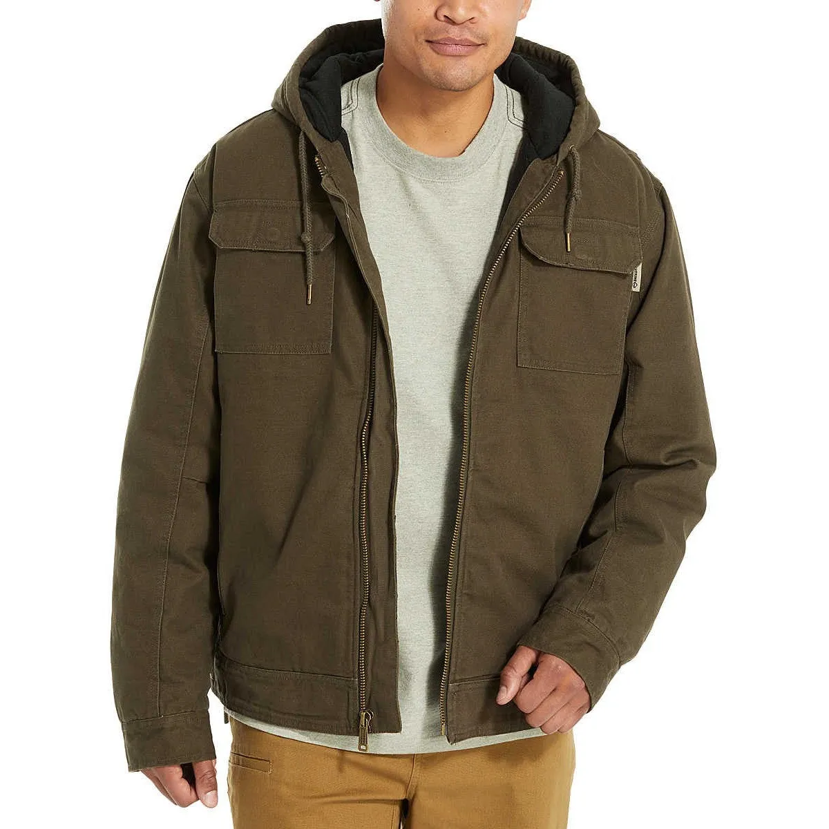 Wolverine Men's Lockhart Canvas Big & Tall Jacket - Black - W120497E-241