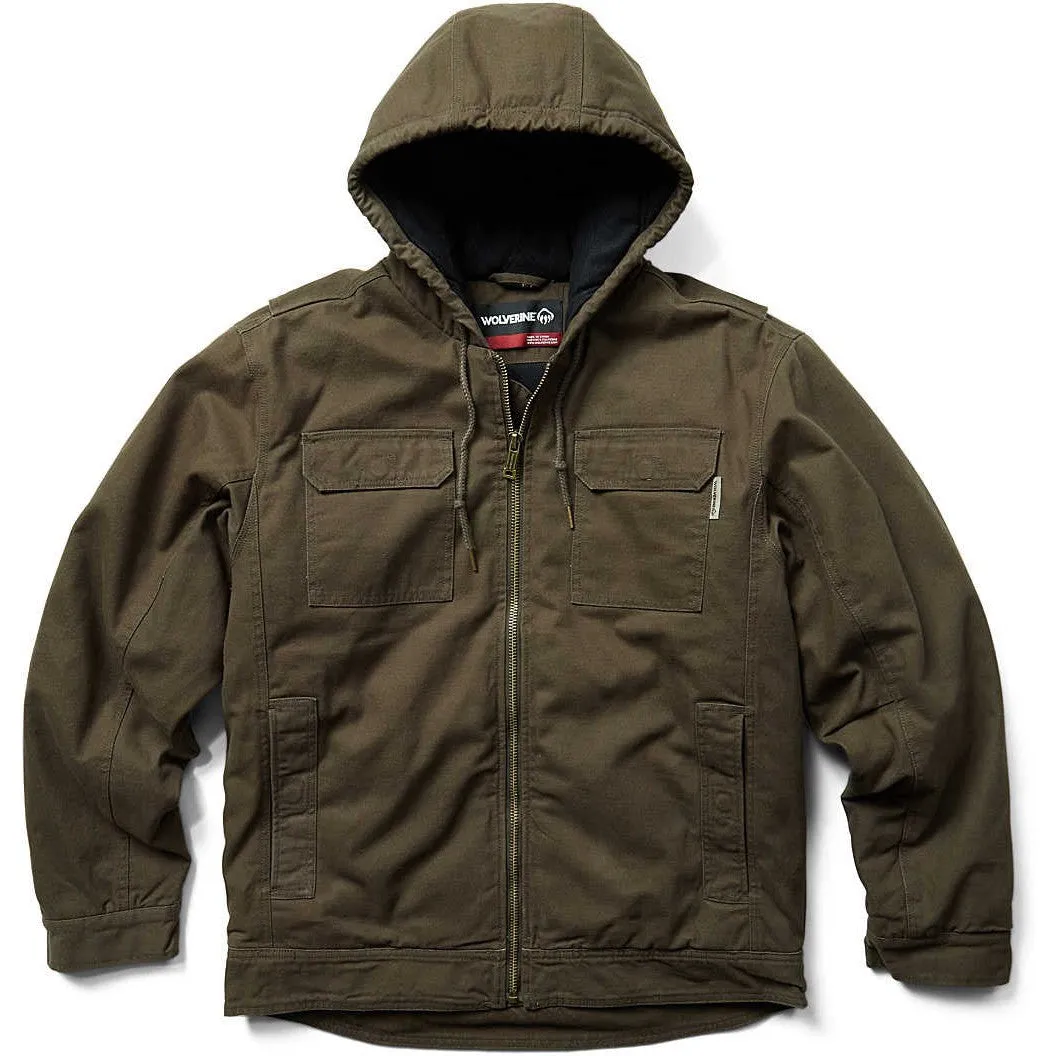 Wolverine Men's Lockhart Canvas Big & Tall Jacket - Black - W120497E-241
