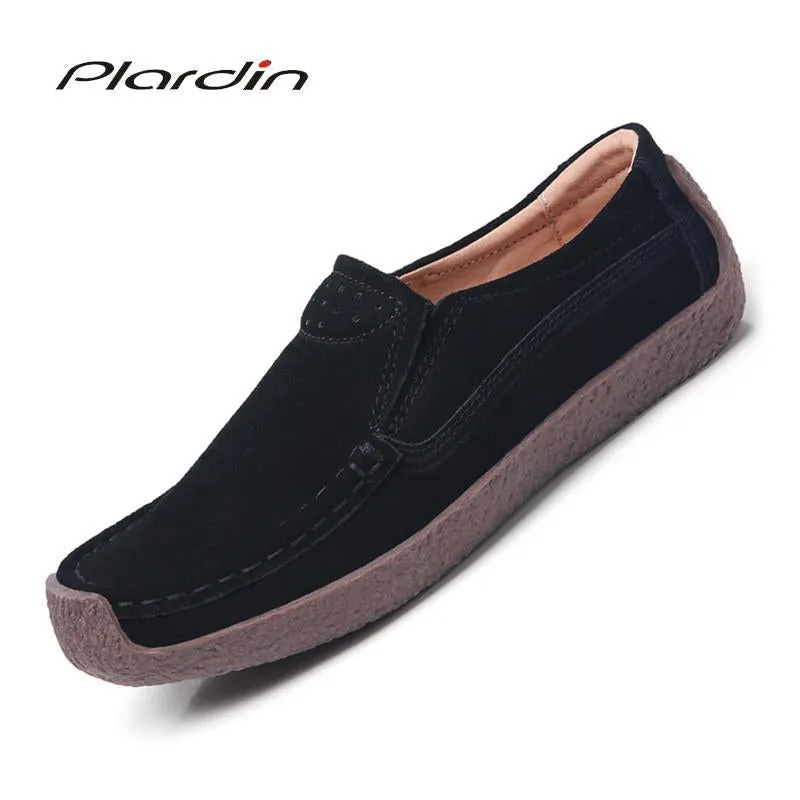 Women Moccasins Women's Flats Genuine leather Shoes