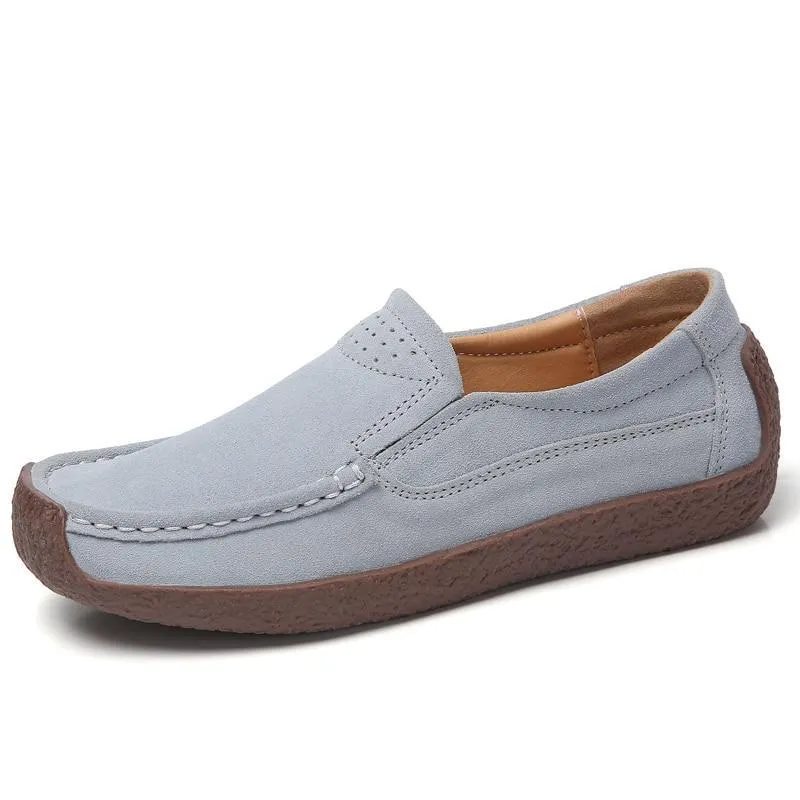 Women Moccasins Women's Flats Genuine leather Shoes