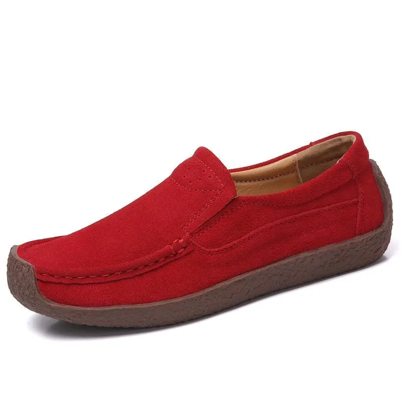 Women Moccasins Women's Flats Genuine leather Shoes