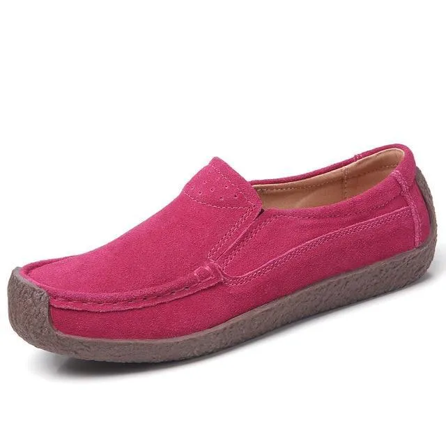 Women Moccasins Women's Flats Genuine leather Shoes