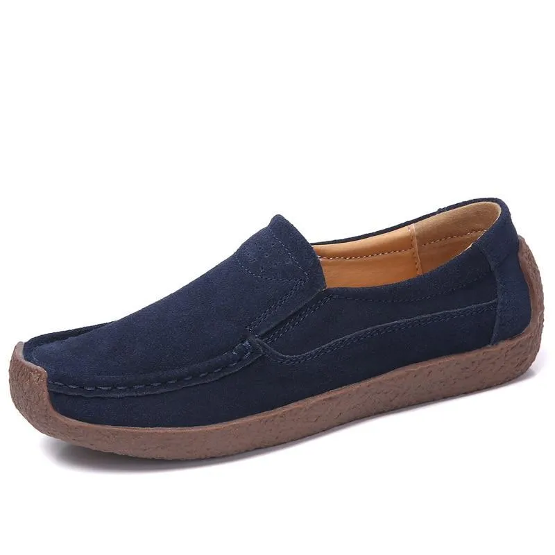 Women Moccasins Women's Flats Genuine leather Shoes