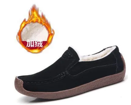 Women Moccasins Women's Flats Genuine leather Shoes