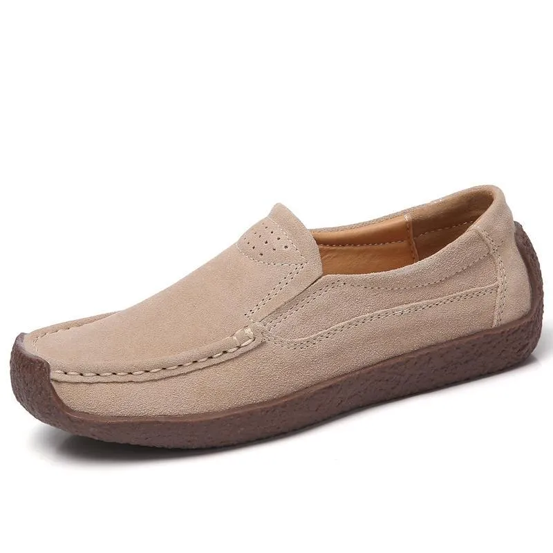 Women Moccasins Women's Flats Genuine leather Shoes