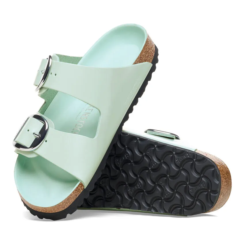WOMEN'S BIRKENSTOCK ARIZONA BIG BUCKLE | HIGH SHINE SURF GREEN