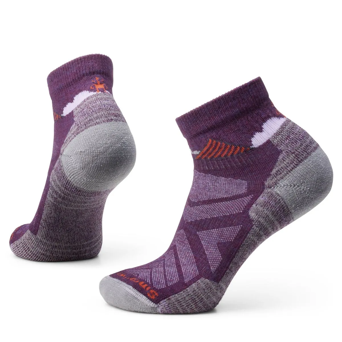 Women's Hike Light Cushion Clear Canyon Pattern Ankle Socks