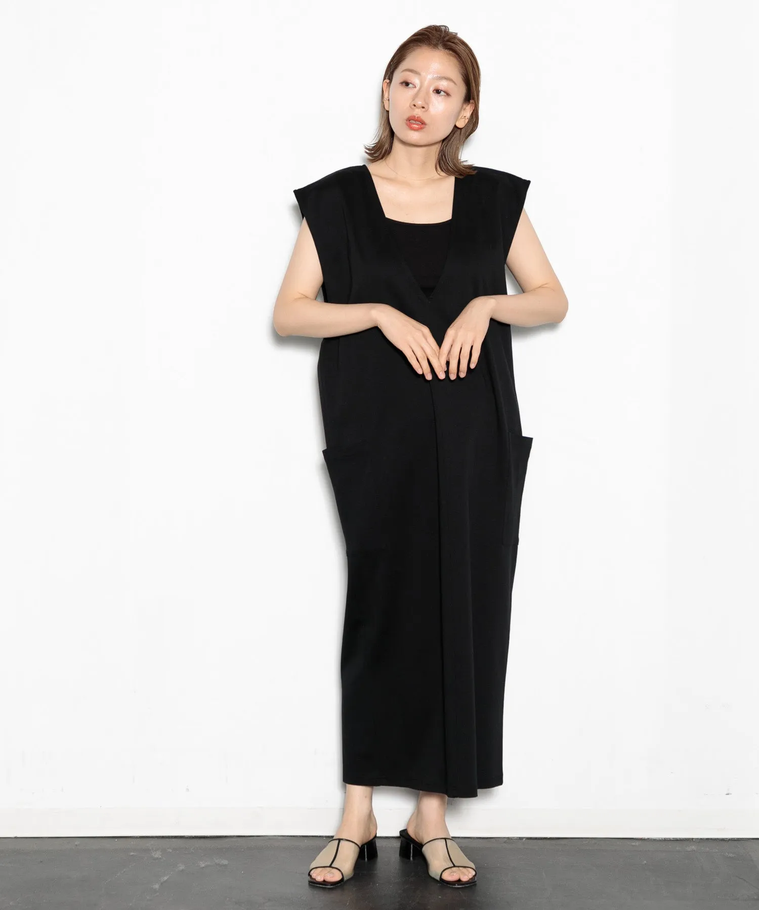 【WOMEN】THE FLATS ノースリーブワンピース