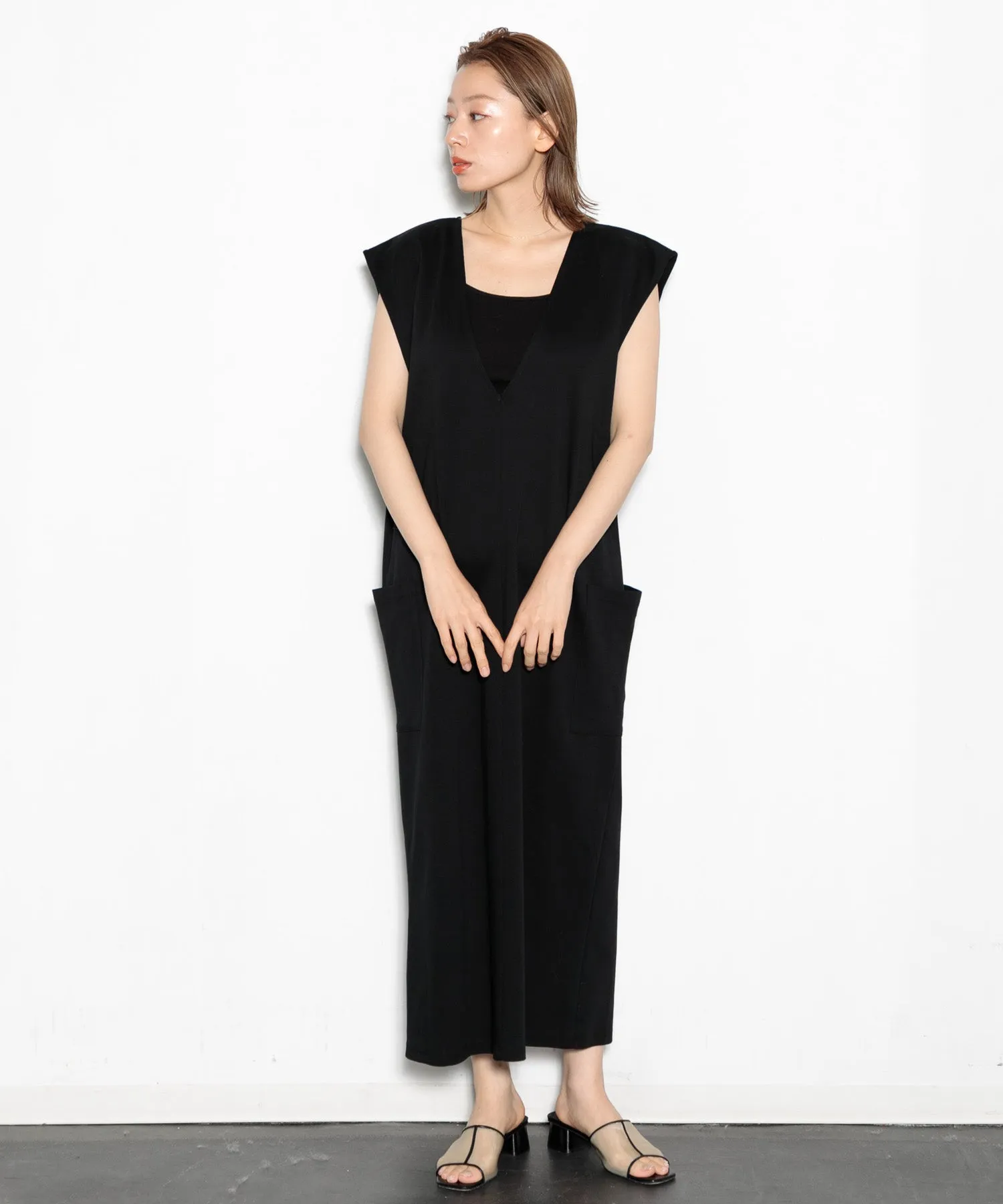 【WOMEN】THE FLATS ノースリーブワンピース