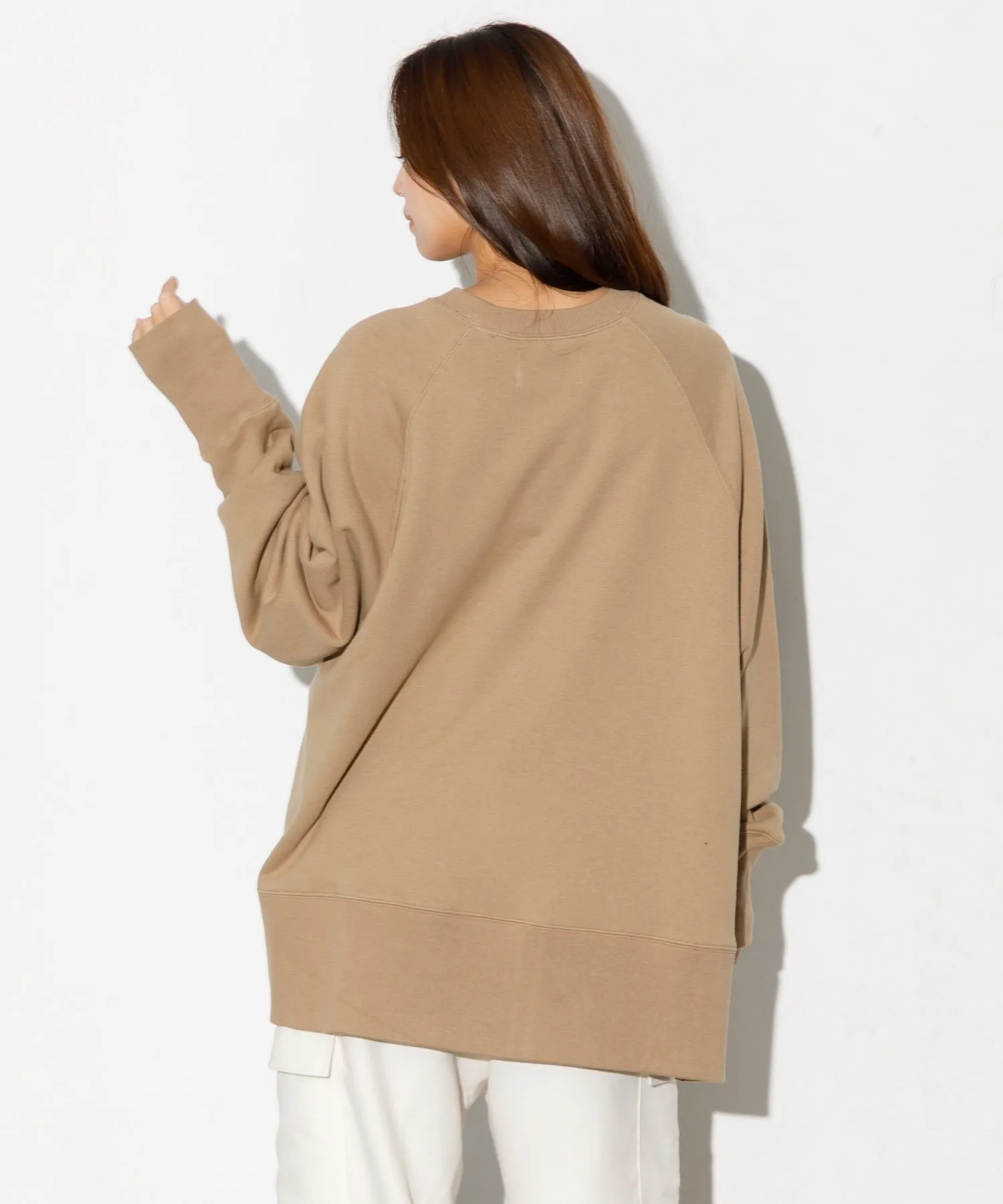 【WOMEN】THE FLATS SIDE SLIT BIG SWEAT