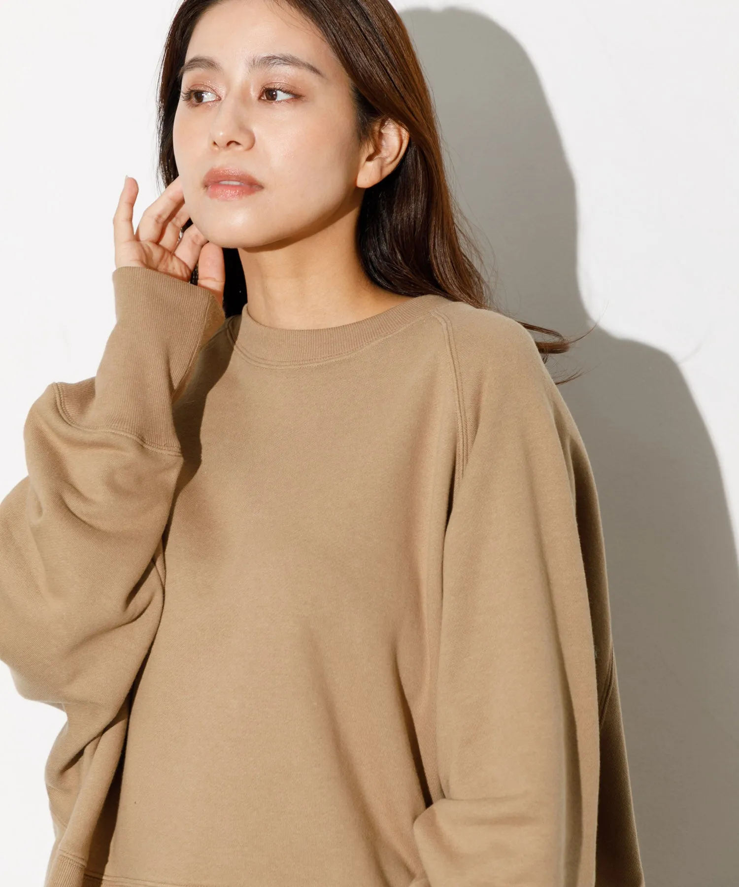 【WOMEN】THE FLATS SIDE SLIT BIG SWEAT