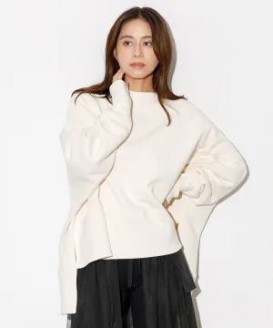 【WOMEN】THE FLATS SIDE SLIT BIG SWEAT