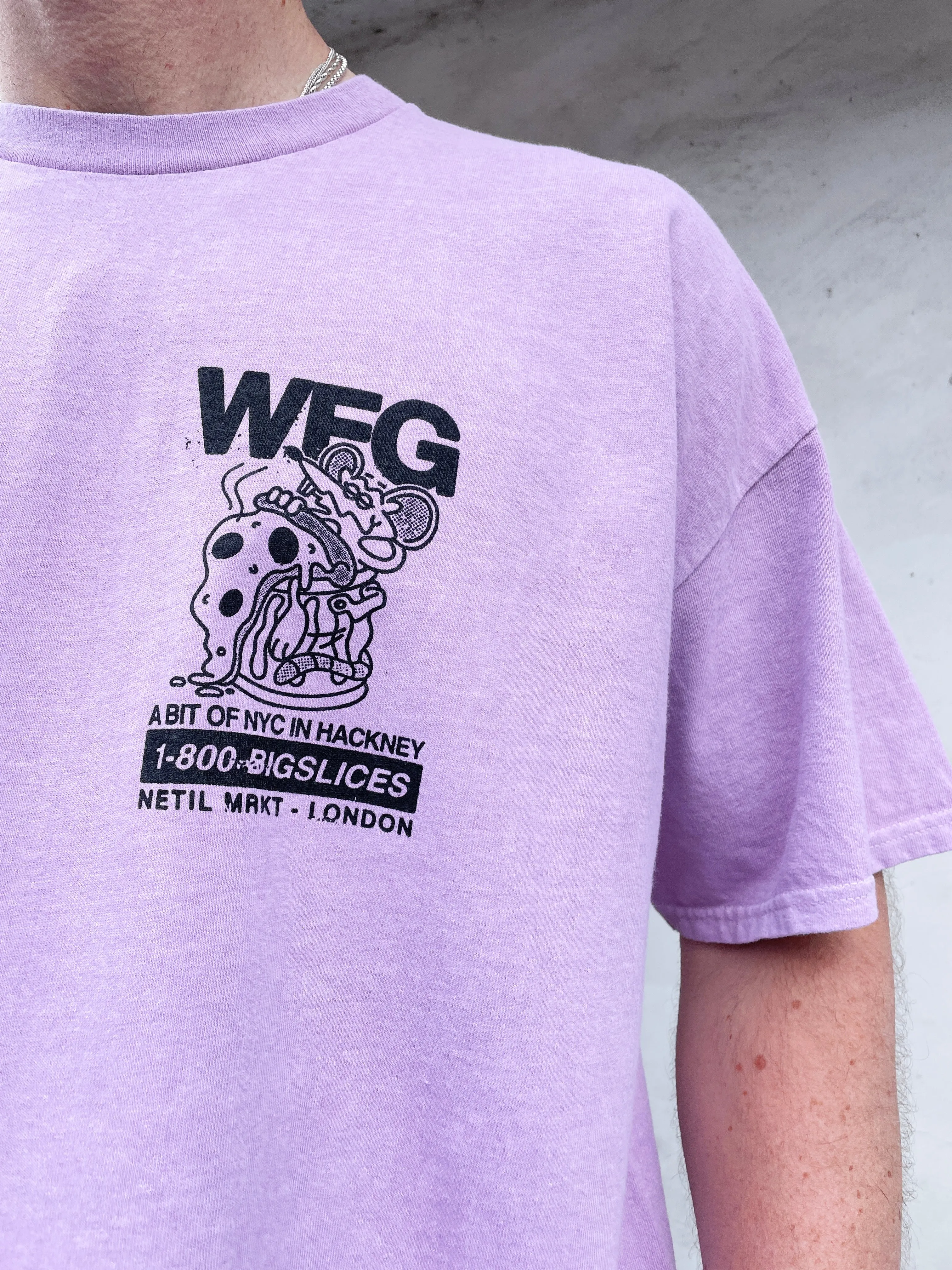 World Famous Gordos 'Call The Gang' Vintage Washed Tee - Pink