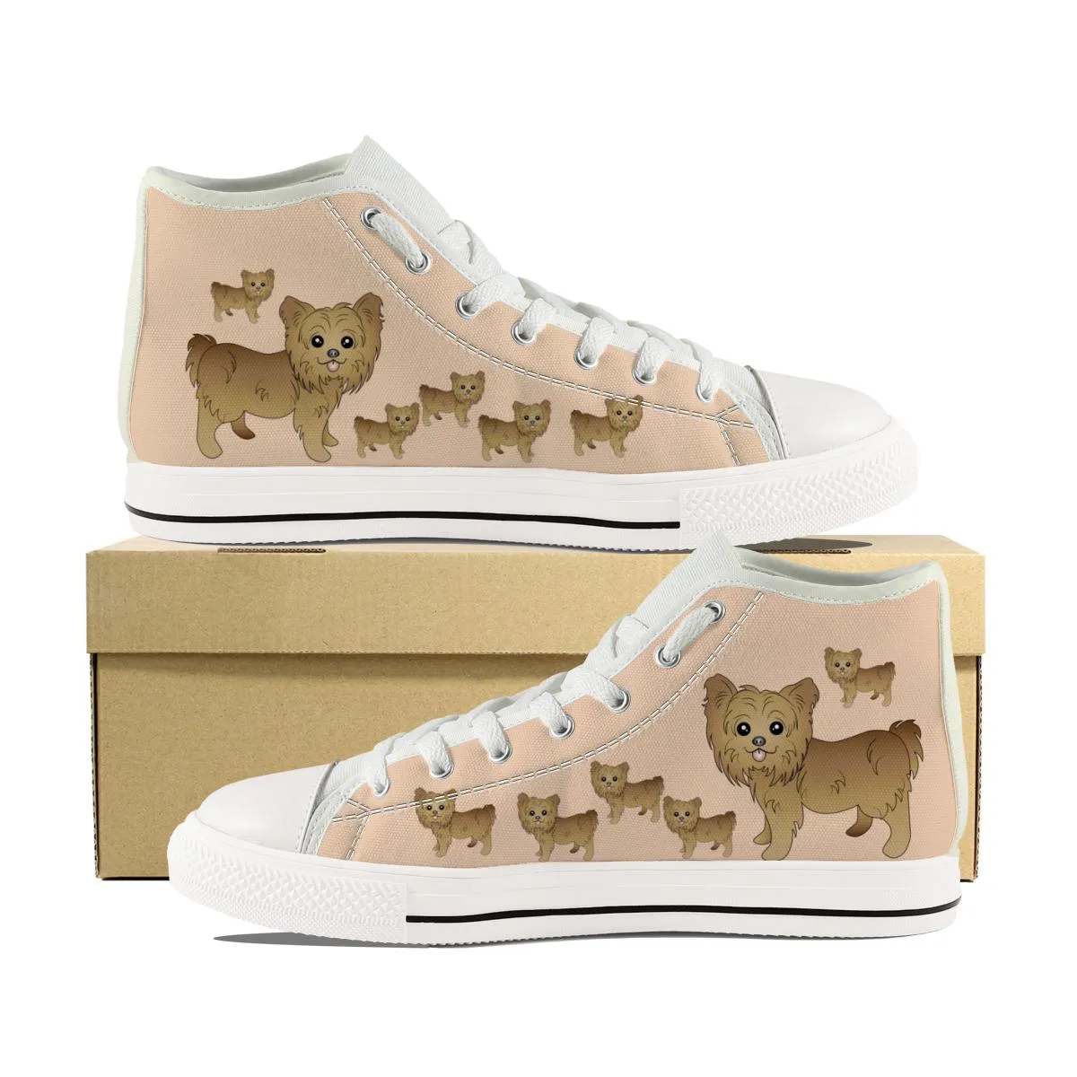 Yorkie 2 Kids Canvas Shoes